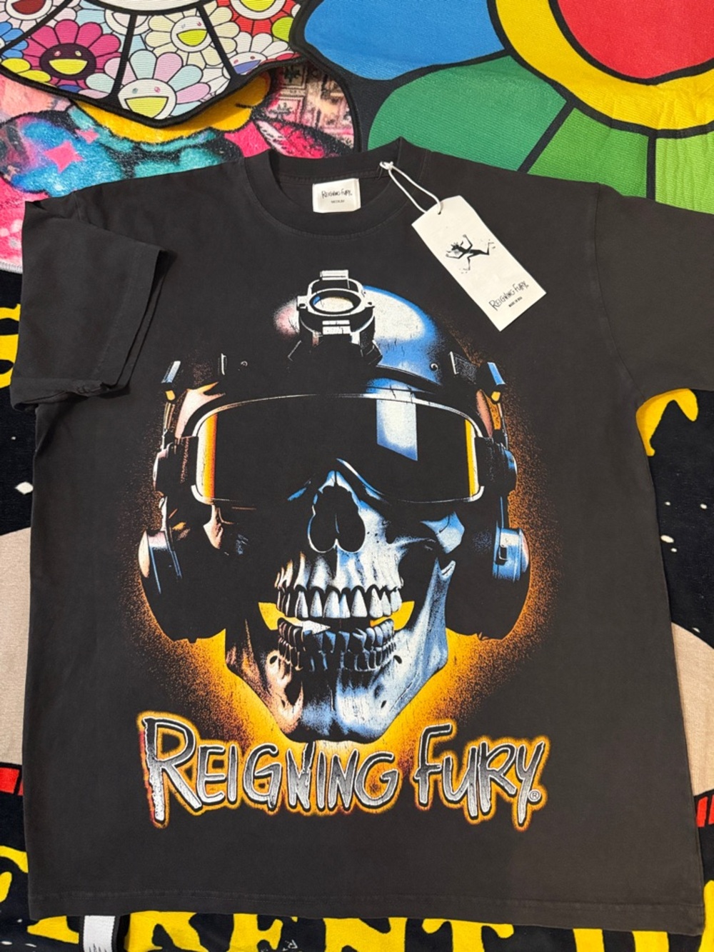 Reigning Fury Skull Aviator Tee